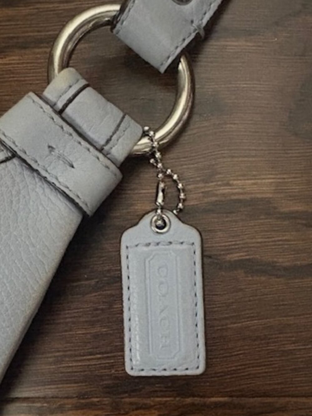 Coach Periwinkle Leather Crossbody Bag | Authentic | Original Tags & Care Card - Picture 4 of 16
